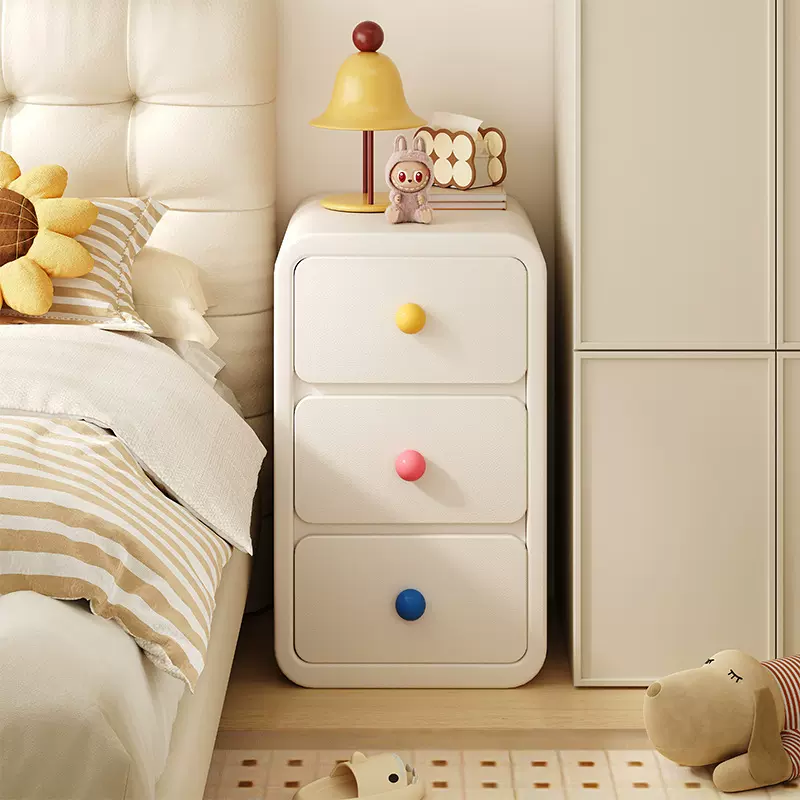 床头柜家用卧室多巴胺收纳柜创意可爱储物置物超窄简易迷你储物柜