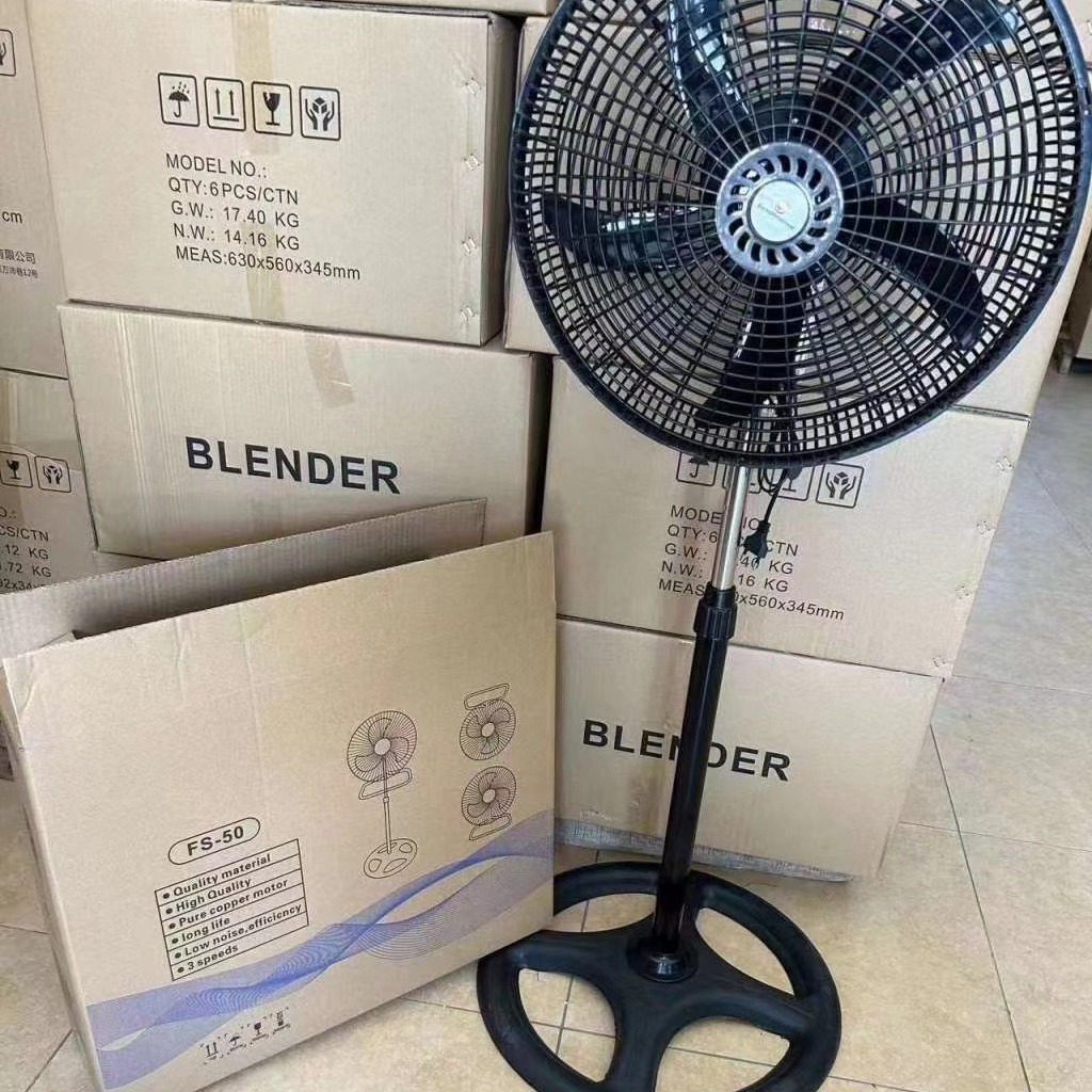 Exportación de comercio exterior europeo Silver Crest18 pulgadas ventilador de piso industrial comercio exterior doméstico sacudiendo la cabeza ventilador eléctrico industrial