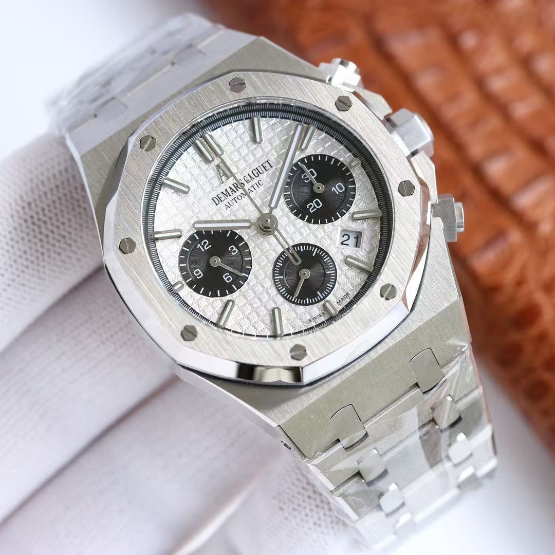 Popular Ap Royal Oak Offshore Steel Strap Premium Watch Multifunctional Three-Eye Mechanical Fully Automatic Men's Watch