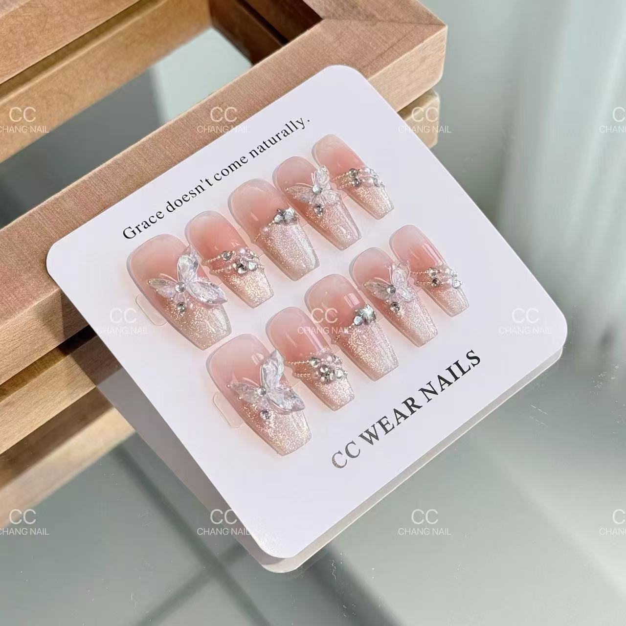 SZY155 Moonlight Silver Butterfly