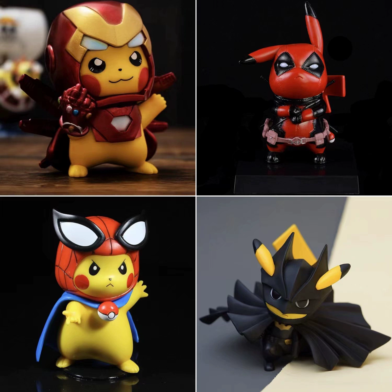 Оптовая продажа/Дропшиппинг: Фигурка Покемон/Человек-паук/Мстители/Железный человек Marvel для декора автомобиля