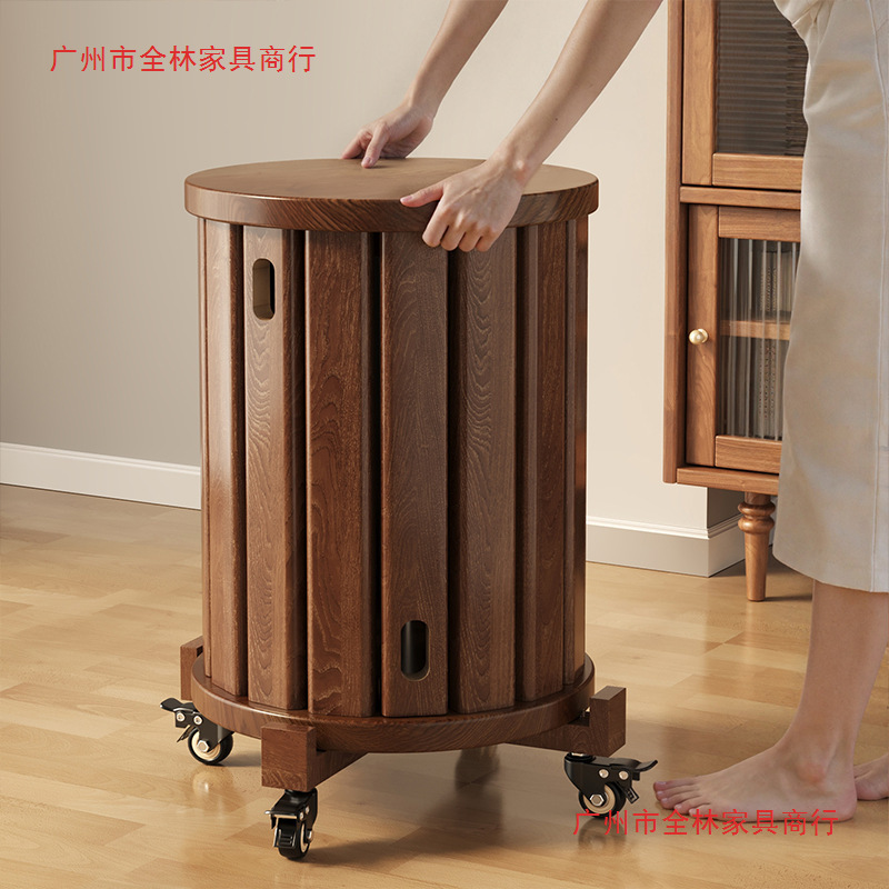 实木凳子可叠放家用板凳收纳组合叠叠凳餐厅小凳子客人备用茶几凳|undefined
