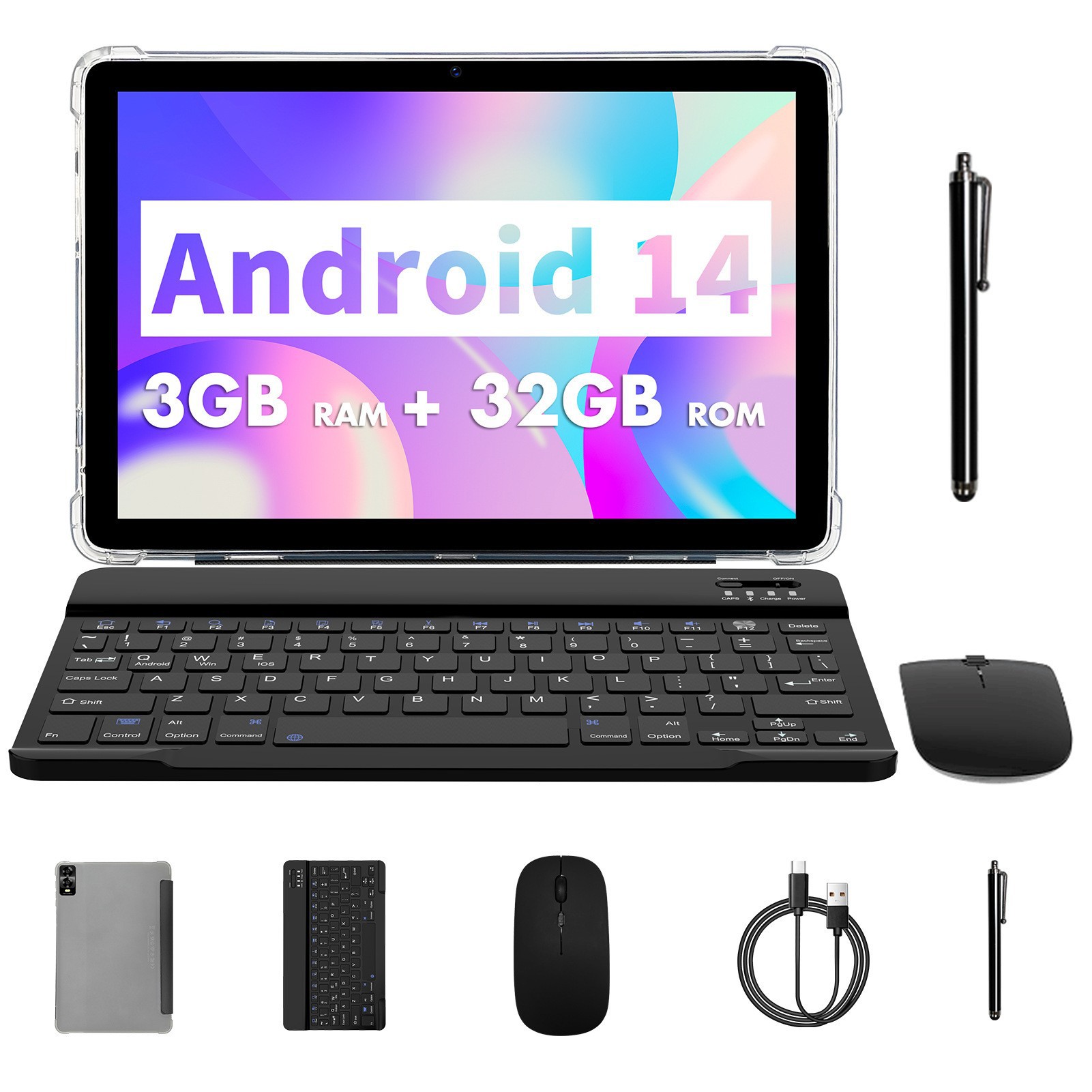 Transfronterizo de 10 pulgadas 3G 32G octo-core 5G de doble banda WIFI6 paquete de tableta empresarial E10A