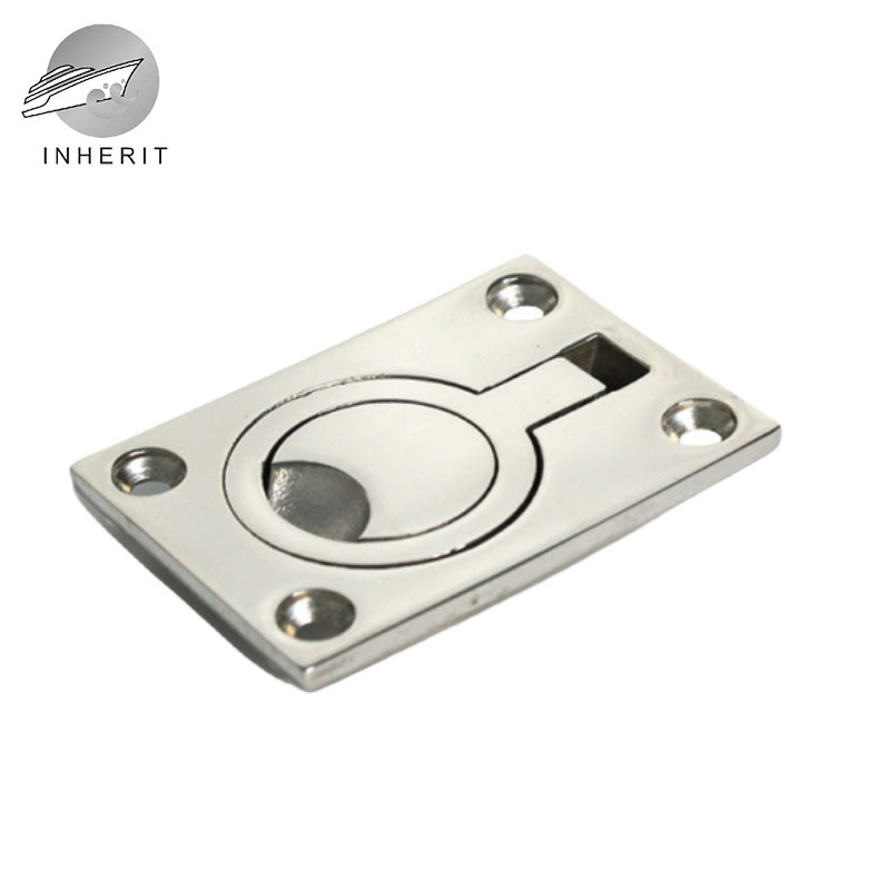 方形地板扣63x44不锈钢316 船用游艇配件批发拉环方拉手