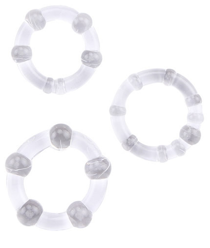 Bead Lock Penis Ring with Crystal Beads, Manual Delay Ring, Single Pack — detail image 14