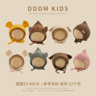 Newborn baby hat spring and autumn baby hat 0 March 6 baby boy hat baby door hat newborn baby baby Winter