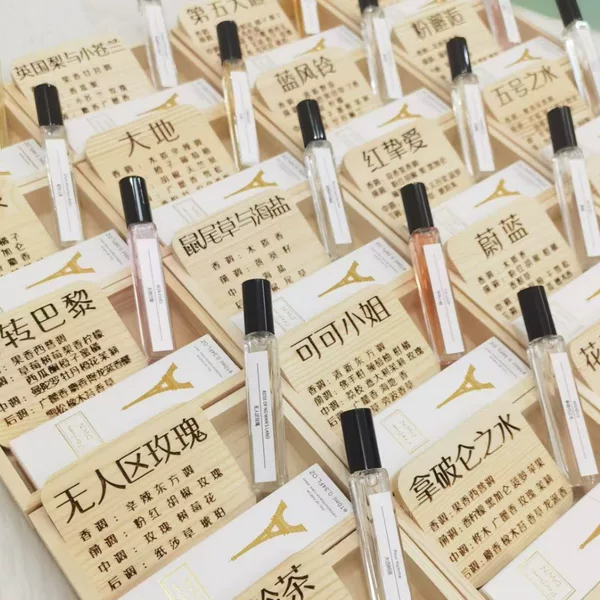 Branded Perfume Physical Sample Packaging Q-Version Portable Version Tiktok Influencer Live-Stream Version Fragrance Light Scent Long-Lasting Fragrance
