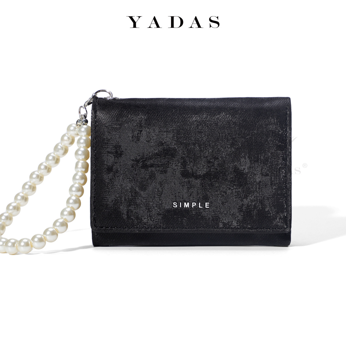 [Colgante de Perla] Nuevo tarjetero de moda de alta gama, almacenamiento portátil, billetera de lujo para mujer.