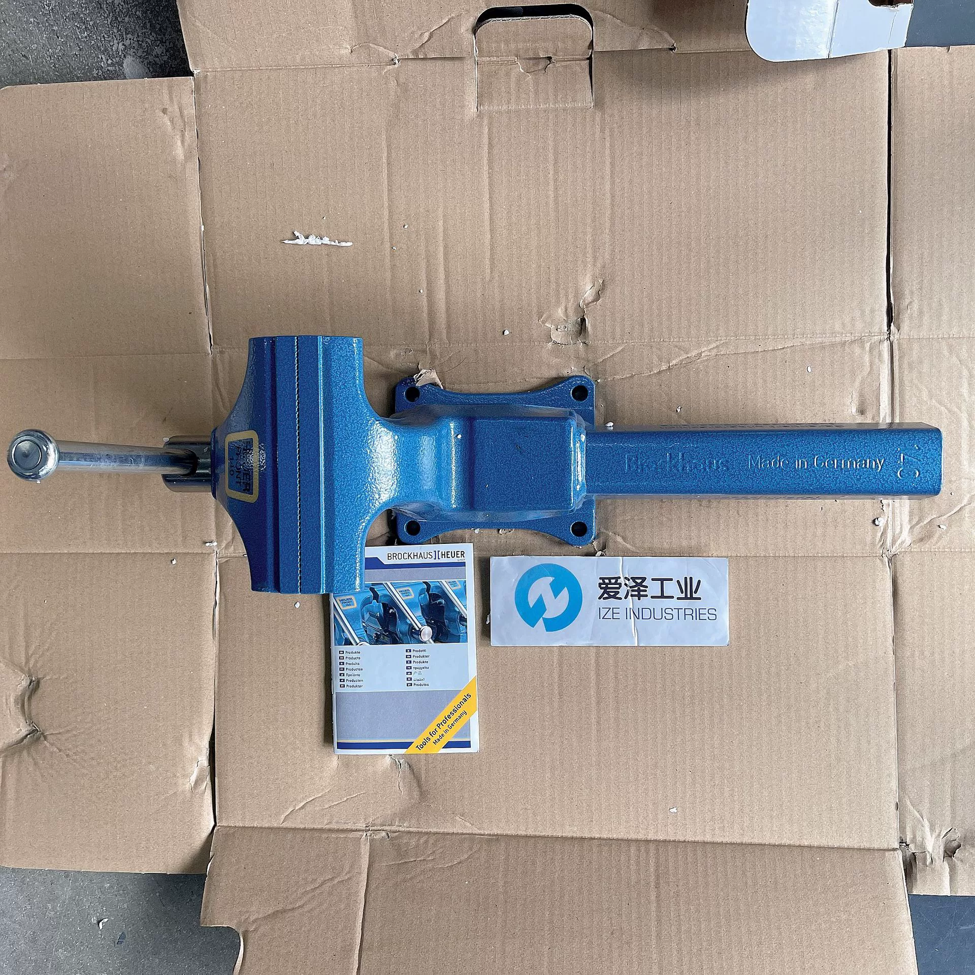 BROCKHAUS HEUER Тиски 100 140 оригинал