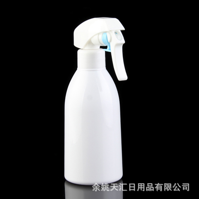 批发300ml白色喷雾瓶 锥形瓶 消毒酒精喷雾瓶