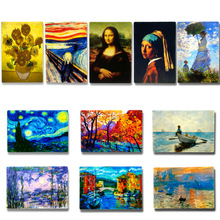 世界名画系列有趣冰箱贴UV印刷软磁贴大门装饰贴个性创意冰箱配件