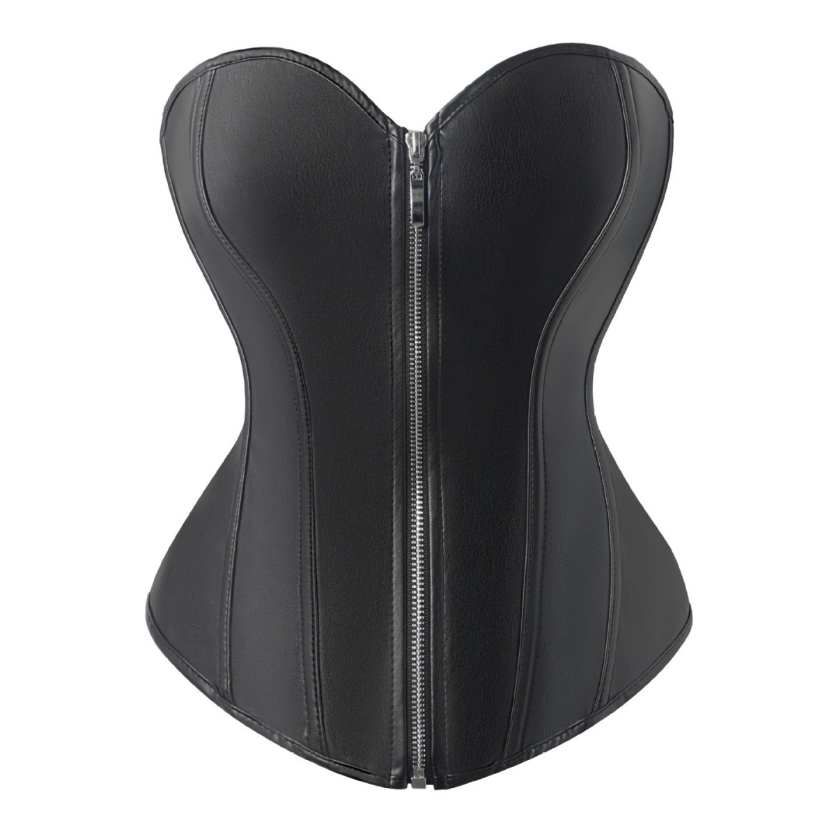 Corsé sexy estilo palaciego punk con cremallera para mujer, top moldeador de abdomen, venta al por mayor transfronteriza del fabricante. image 8