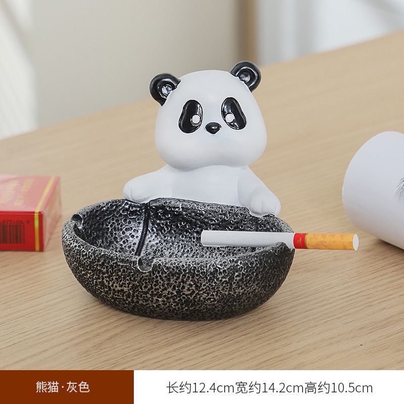 공을 들고 있는 팬더(흰색) - 럭비공(은색)