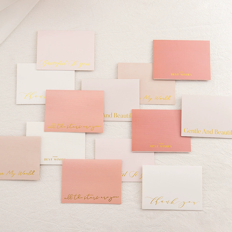 Amazon Простой День учителя Трансграничная бронзовая поздравительная открытка Выпечка Цветочный магазин День рождения Благословение Дня Святого Валентина Спасибо Открытка Оптовая