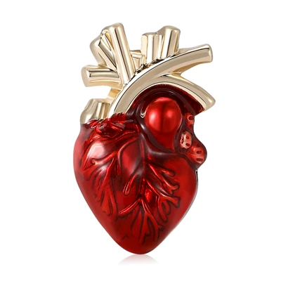 American personality alloy enamel heart: Yaxa sancaqları