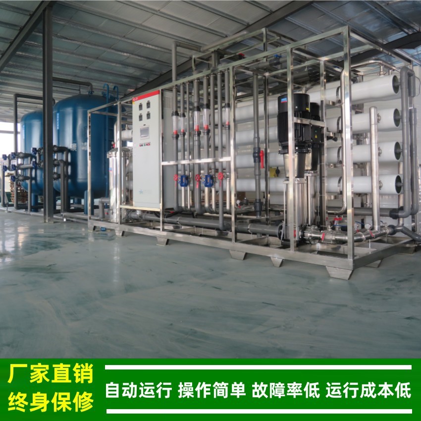 大型纯水系统_地下水井水处理设备_二级RO反渗透设备厂家绿健供应
