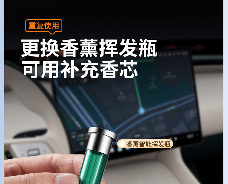 Suitable for Xiaomi Yu7/Su7 Car Aromatherapy Smart Fragrance Machine Replacement Core Fragrance Liquid Perfume Cup Holder Supplies