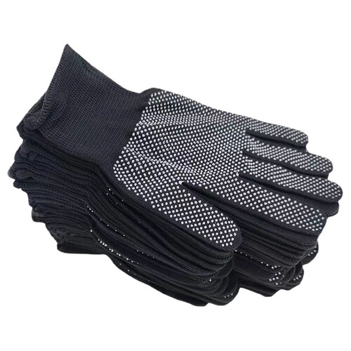 Nylon dispensing gloves dot plastic non-slip driving and riding drivers gardening breathable men and women thin work labor protection gloves