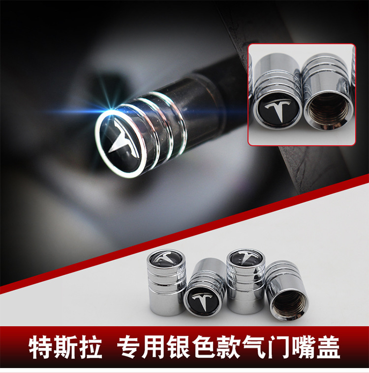 modelx is suitable for Tesla ymodel3 valve core decorative cover tesla car tire valve cap