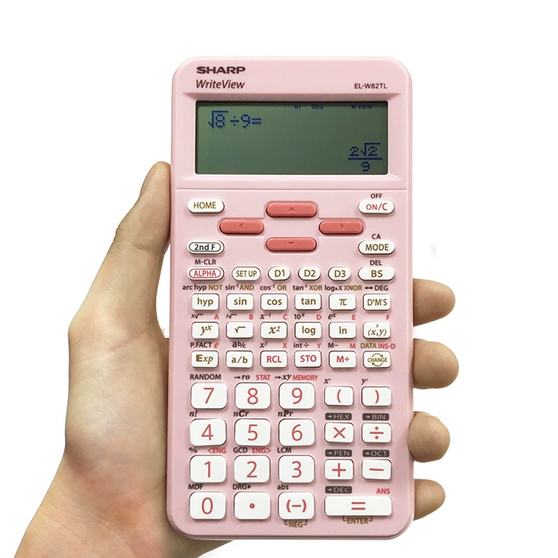 Новый Sharp El-W82TL ученик начальной и средней школы многофункциональный научный калькулятор статистика средний уровень бухгалтерии заметка