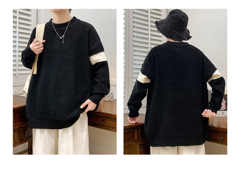 Men's Clothes Sweater Men Winter Trend Brand Men's Lazy Sweater Youth Wool Base_voghion.com