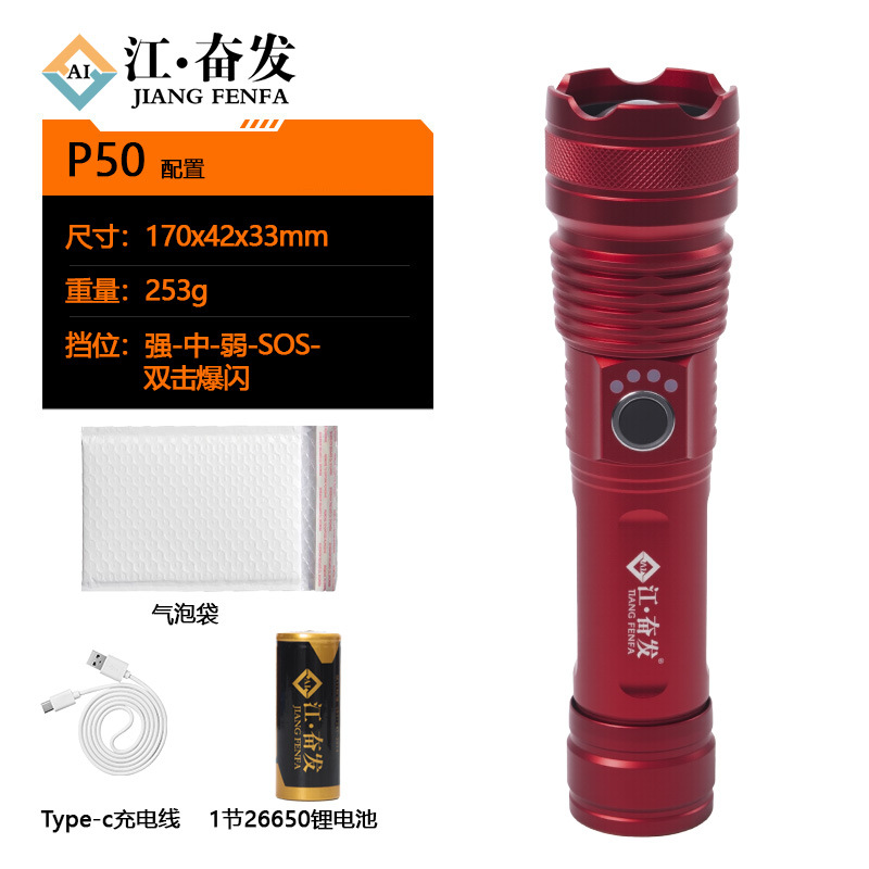 Linterna láser de luz fuerte explosión de larga duración de carga táctica multifuncional mini antorcha láser blanca al aire libre