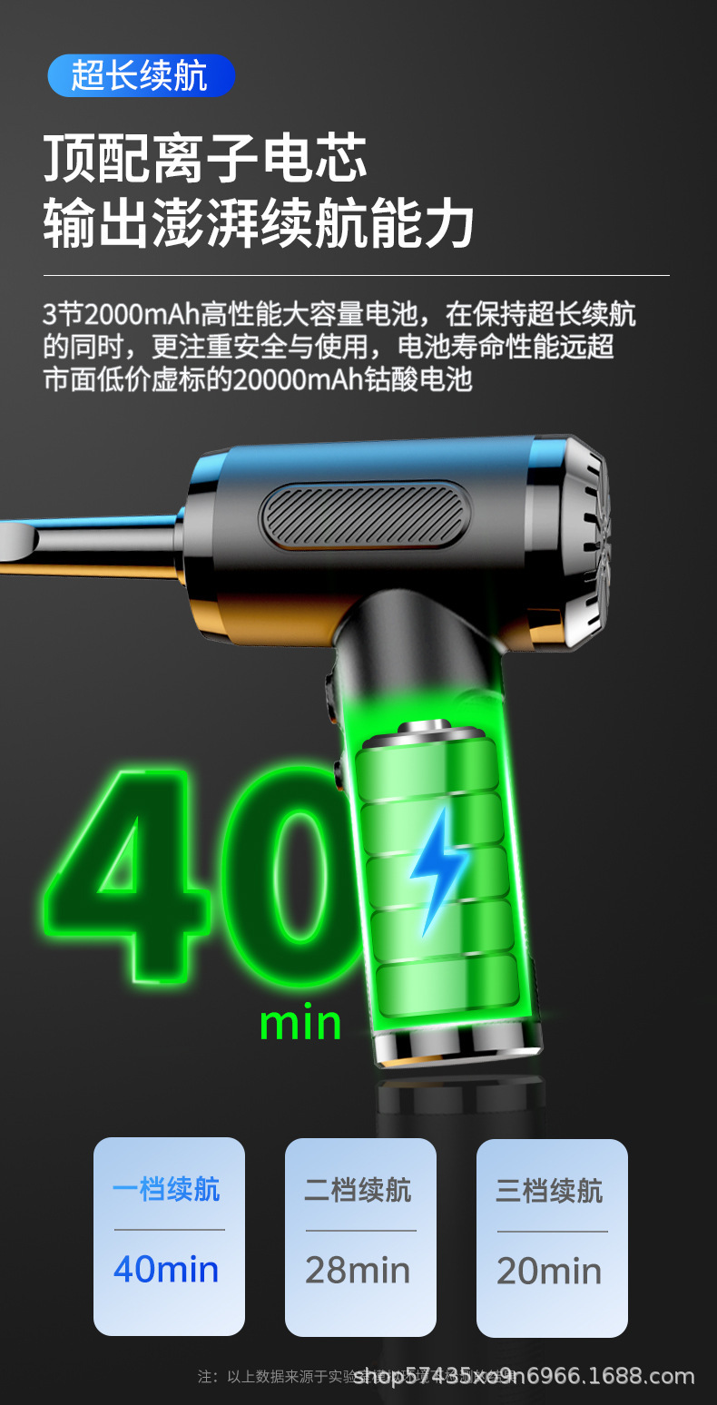 Four-In-One Wireless Car Vacuum Cleaner with Blowing, Suction, Pumping, and Charging Functions, Ultra-Powerful Suction, Dual-Use for Car and Home, Handheld Small Vacuum Cleaner