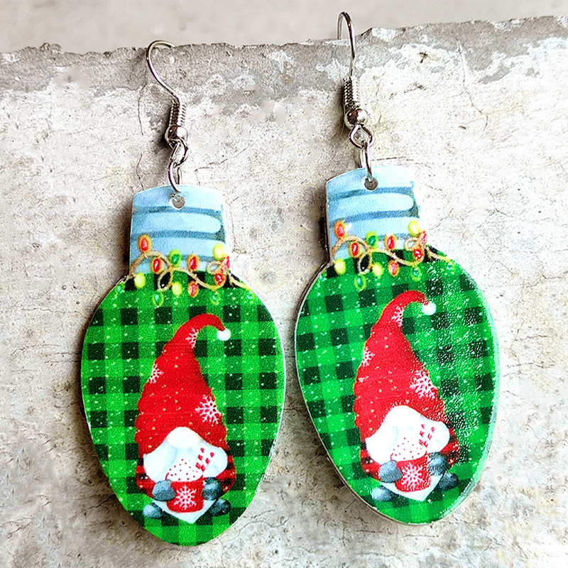 Cute Christmas Tree Gingerbread Arylic Women's Earrings 1 Pair display picture 2