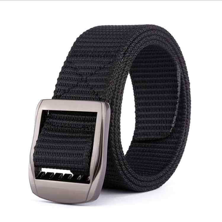 Factory wholesale nylon tactical outdoor belt double infino adjustable canvas belt quick drying casual sports pants belt