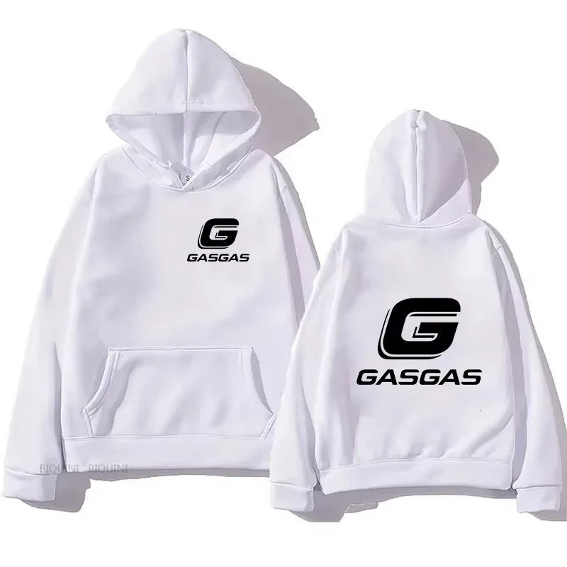 새로운 봄 가을 남성 오토바이 GasGas 후드 여성 편안한 솔리드 컬러 streetwear 남성 패션