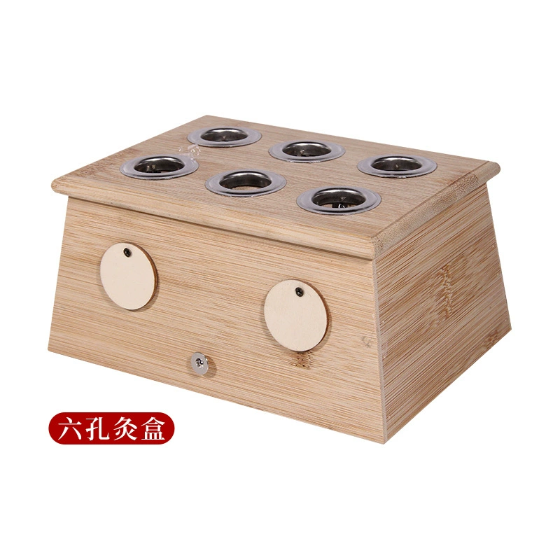 Bamboo moxibustion box, universal wooden moxibustion jar, household moxibustion box, soles of foot moxibustion shoes, moxibustion equipment