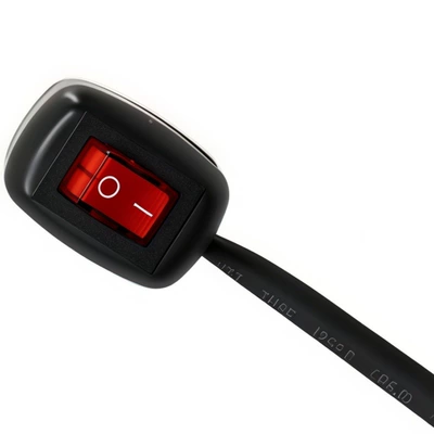Car paste switch rocker rocker switch punch-free switch wire length 60cm with light switch (Other Car Modifications) - red