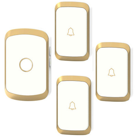 A20 Smart Home Wireless Doorbell AC Digital Music Doorbell Long Distance Remote Control Doorbell Elderly Caller