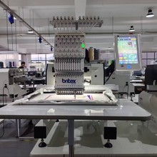 新款单头全自动电脑绣花机成衣绣帽子绣多功能绣花机15色刺绣机