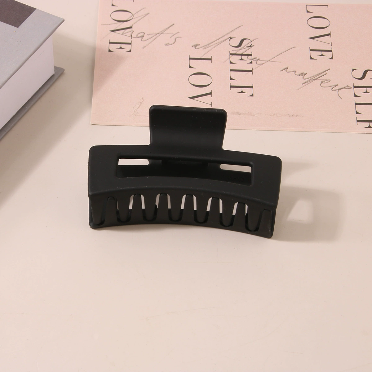 (Cross-border trading), rectangular matte crab pin, big shark, hairgrip, Amazon, simple and elegant design