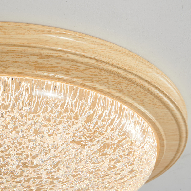 Lámpara de dormitorio de estilo medio, retro, país americano, color nogal, grano de madera, lámpara de techo china, luz de estudio de dormitorio principal de alta calidad