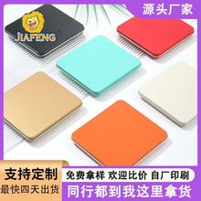 厂家直供现货茶叶铁盒正方形马口铁方罐压扁茶叶包装铁盒