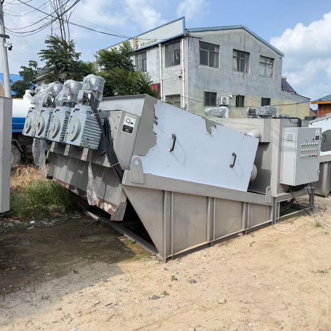 二手全自动叠螺机 江苏康泰404型叠螺式污泥脱水机 不锈钢叠螺机