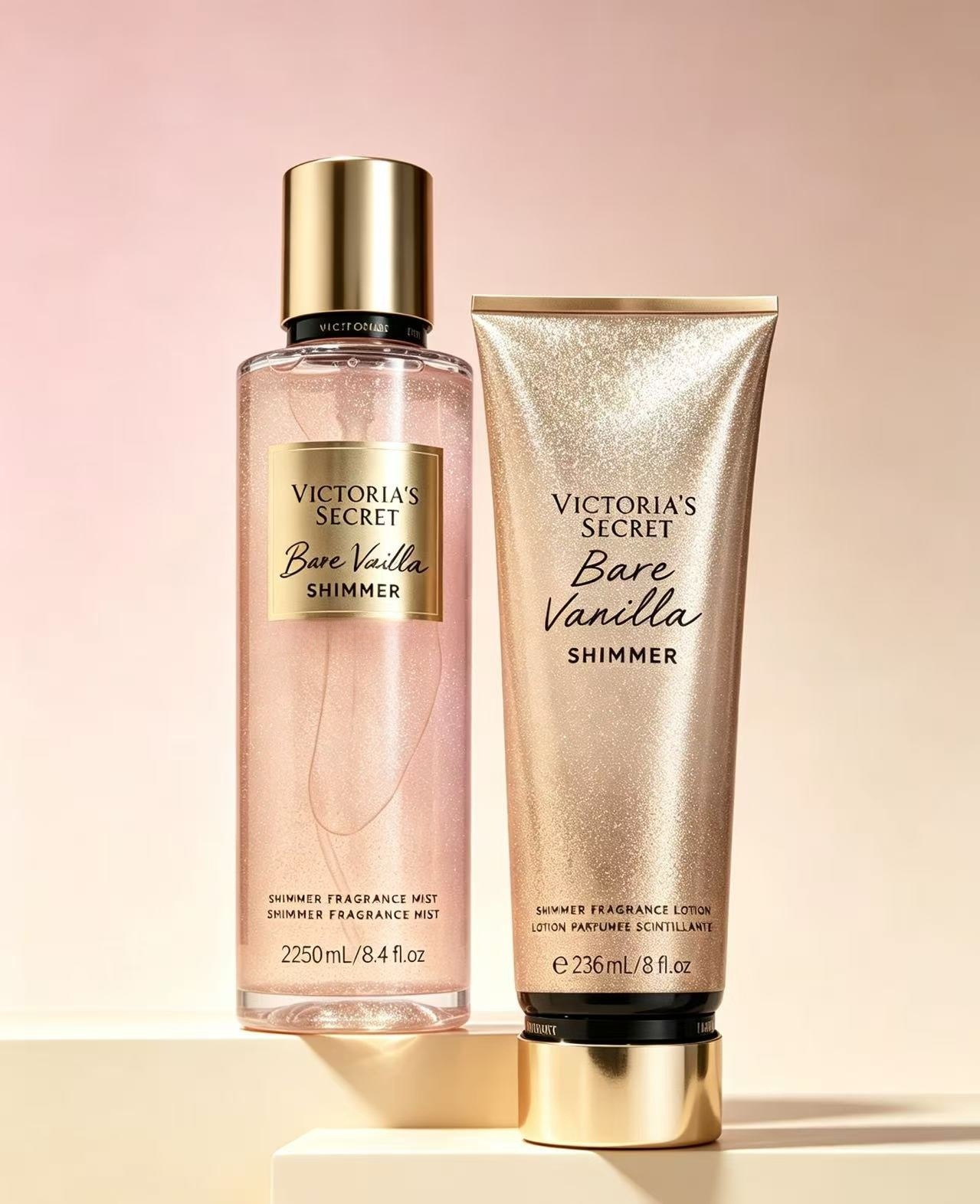 Set de Loción Corporal Perfumada e Hidratante 236ml+250ml de Larga Duración