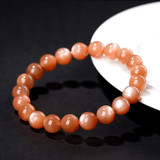 Натуральные бусины на солнечной энергии, украшение-шарик, аксессуар, аксессуары, 7A, лунный камень