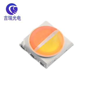 加工定制5050双色温led灯珠 5054正白暖白贴片大功率高亮照明光源