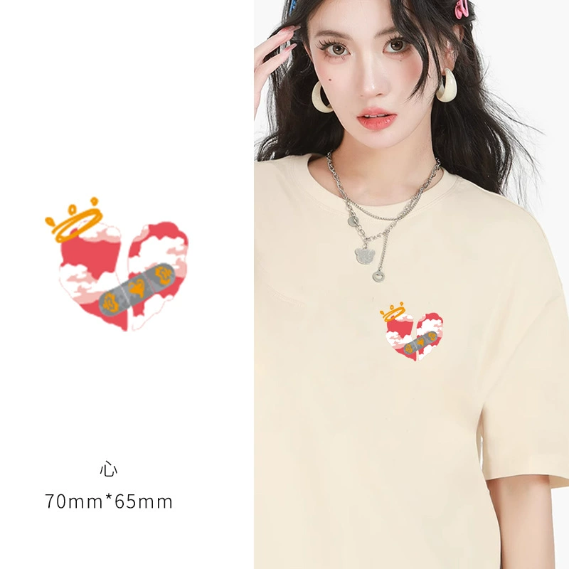 T-shirt for beloved, sticker, small patch, new collection