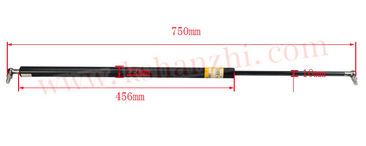 El resorte de gas de la carretilla elevadora es aplicable a la fuerza de la carretilla elevadora de Hangzhou 30HB / N / R cubierta de la turbina de combustión varilla hidráulica neumática varilla telescópica