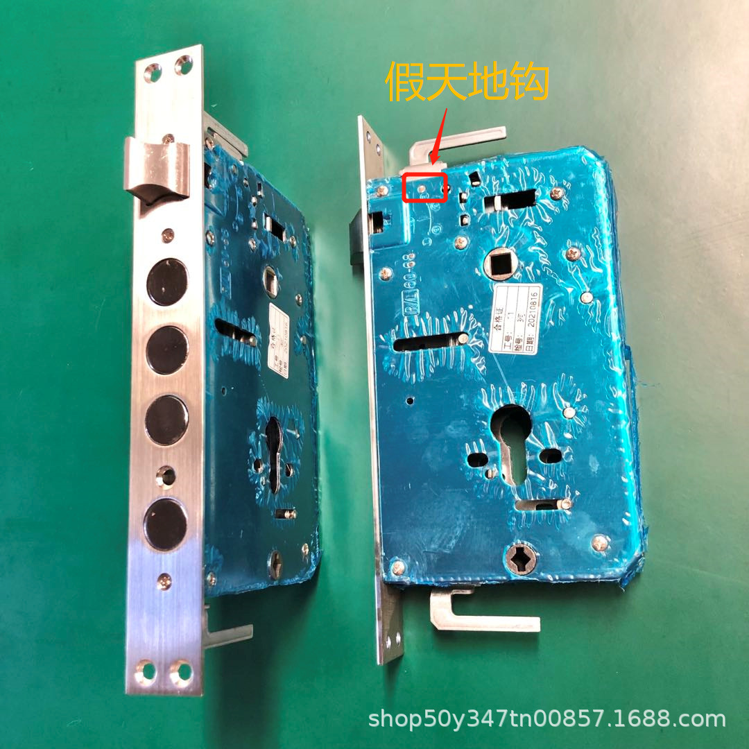 6068 cuerpo de bloqueo de huellas dactilares 304 acero inoxidable estándar nacional doble activa doble cuerpo rápido inteligente puerta antirrobo núcleo de cerradura