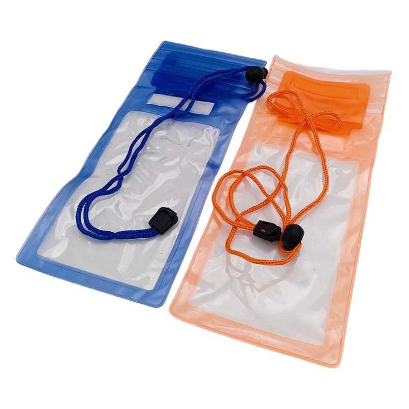 168,16 BOLSA DE TELÉFONO MÓVIL impermeable sellada de tres filas bolsa de cintura de deportes al aire libre deriva bolsa de cintura impermeable de teléfono móvil de playa