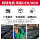 Commercial home gym men's plastic PVC hexagonal dumbbell strength equipment 1-50kg spot straight hair