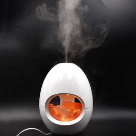 一件代发出雾大盐石加湿器250毫升白色蛋型香薰机家用桌面