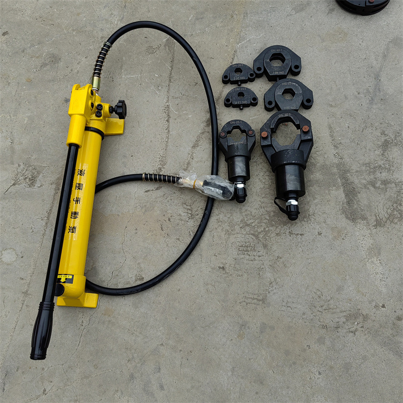 DN15-100钳口钳座环模单双卡电动卡压钳 分体式压管钳鸿聚牌