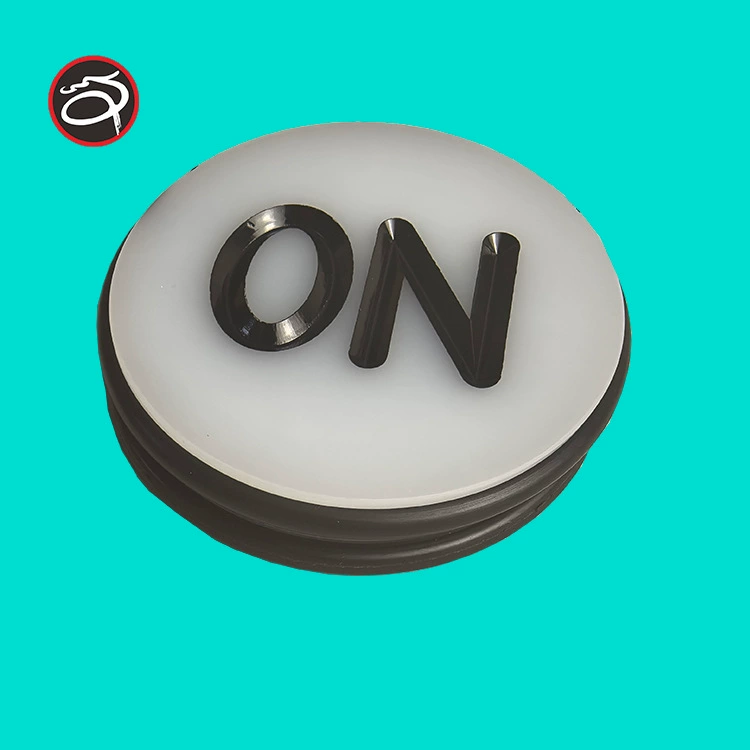 Горячая продажа классические черно-белые двухцветные кости с акриловым OFF