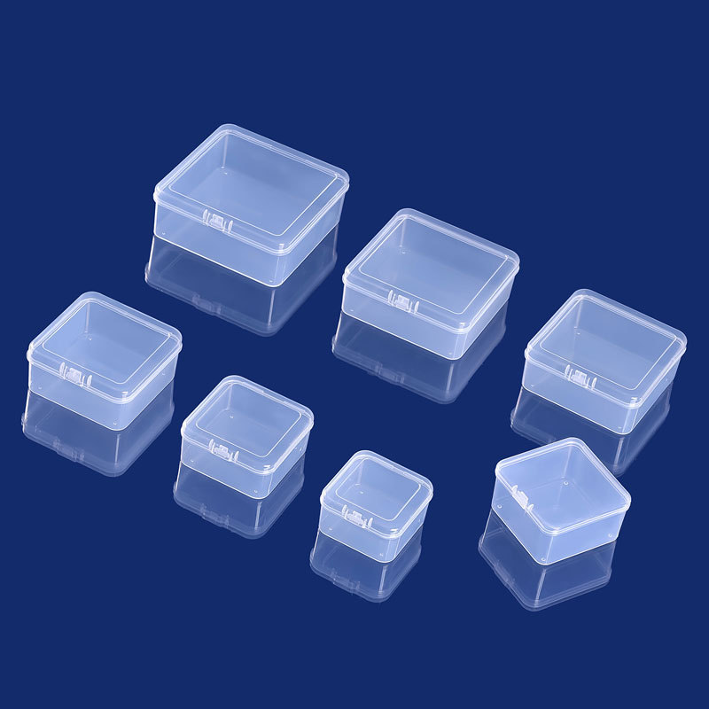 3.5 High Packaging Box Earplug Bead String Small Workpiece Sorting Box Transparent Plastic Flip-Top Storage Box Sample Display Box 3.5 High Packaging Box Earplug Bead String Small Workpiece Sorting Box Transparent Plastic Flip-Top Storage Box Sample Display Box